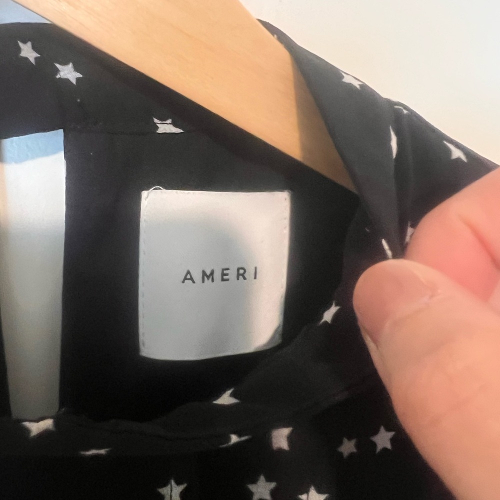 Ameri Power Shoulder Frill Dress (Sheer Dress) - image 7